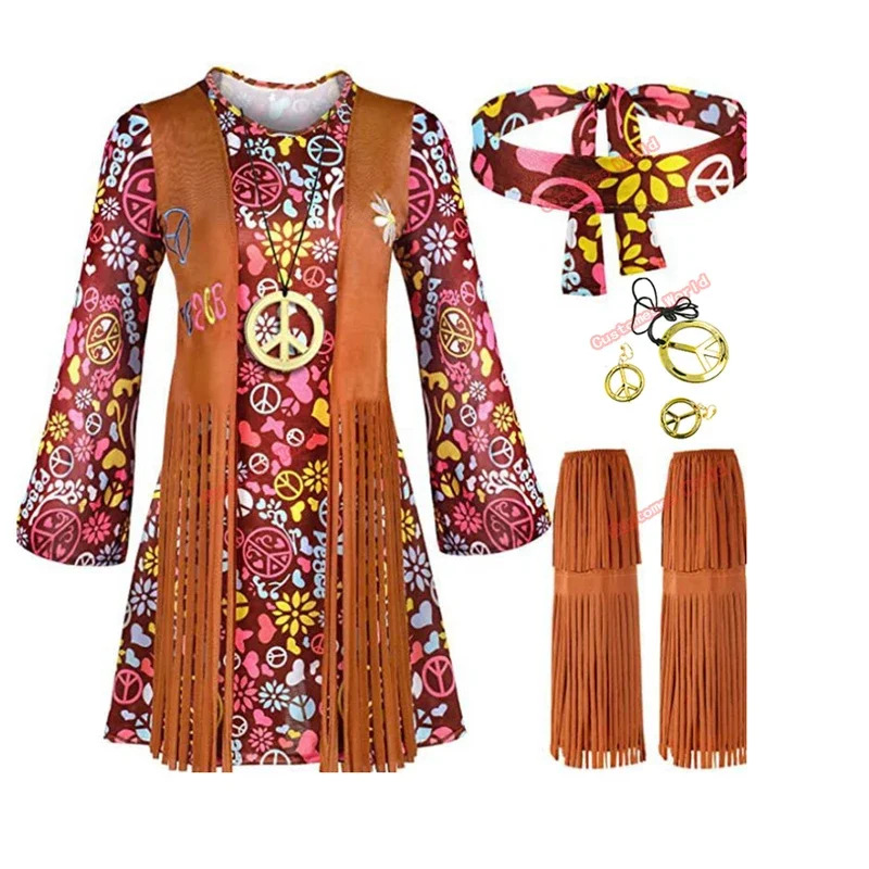 Women'S Accessories In The 60S - 2026 Peace Love Vrouwen Party 60S