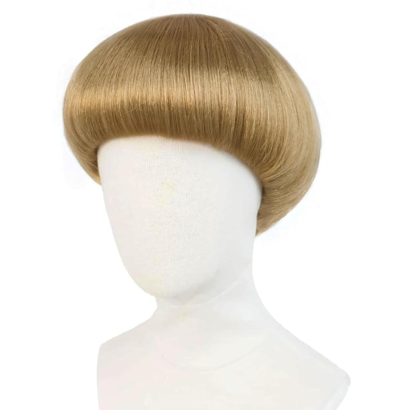 Women'S Accessories In The 60S - Korte blonde bowl cut pruik, blonde