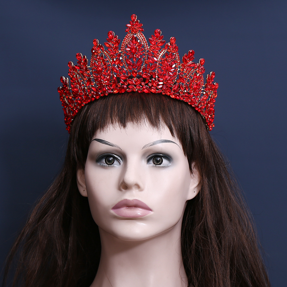 Women Accessories For Wedding - Barokke Europese en Amerikaanse schoonheidswedstrijd bruidstiara