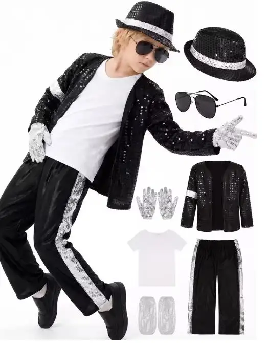 Women'S Vacation Accessories - Michael Jackson voor kinderkleding Cosplay Verjaardagsfeestje