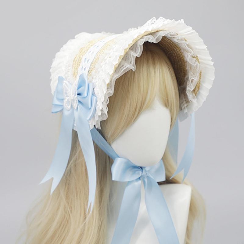 Women'S Victorian Era Accessories - Y3ne Victoriaanse kanten motorkapmut