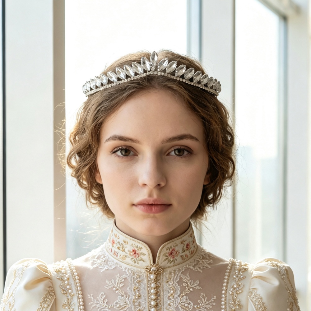 Women Accessories For Wedding - Minimalistische kristallen bruiloft haar tiara's voor