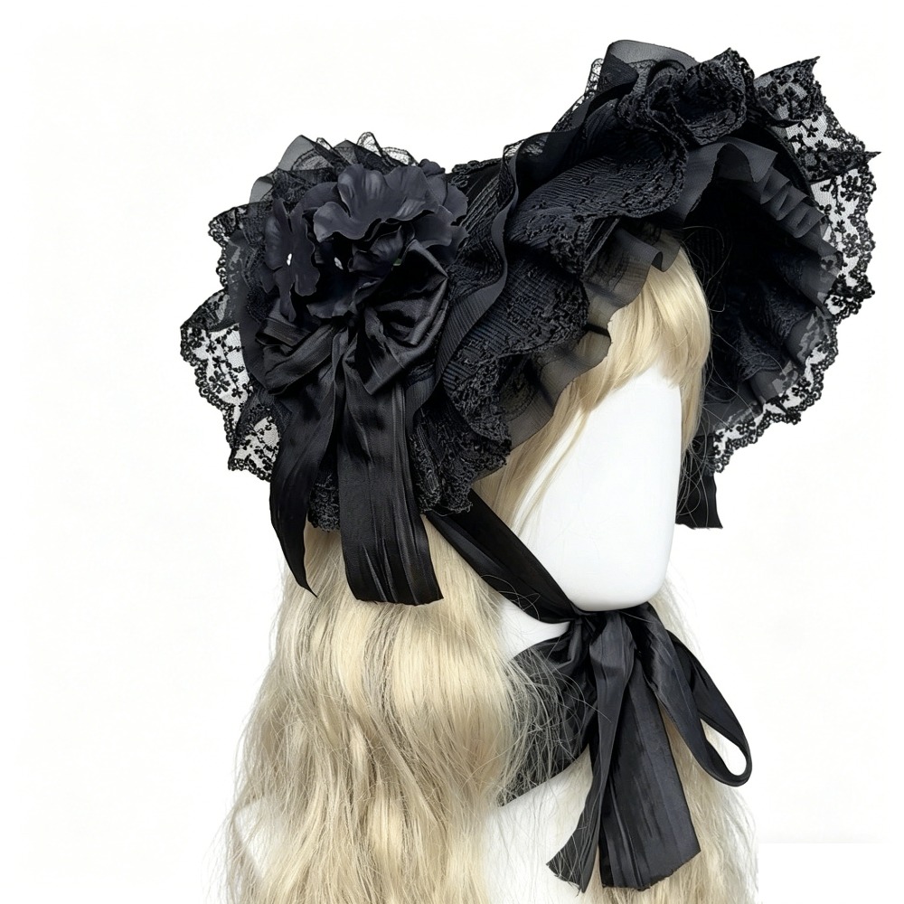 Gotische Lolita strohoed BNT z - Women'S Victorian Era Accessories recensie en prijs