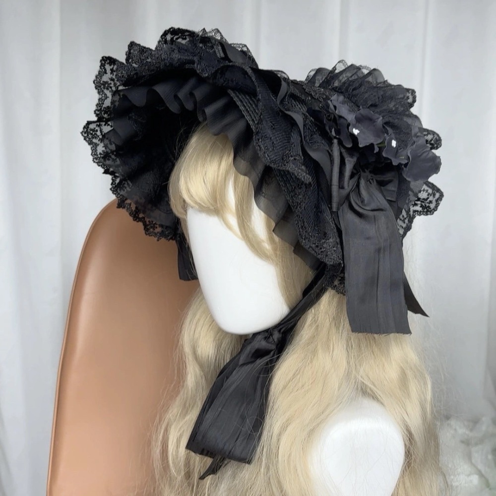 Gotische Lolita strohoed BNT z - Women'S Victorian Era Accessories recensie en prijs