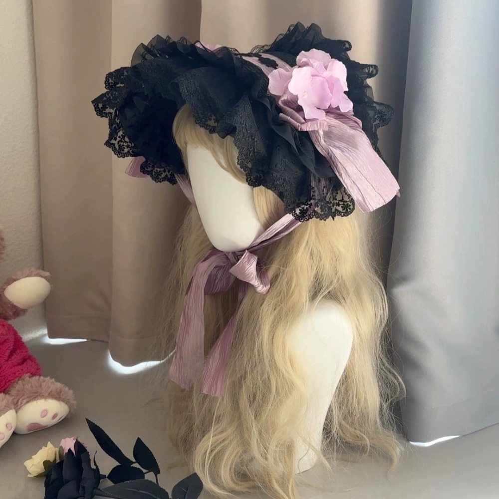 Gotische Lolita strohoed BNT z - Women'S Victorian Era Accessories recensie en prijs