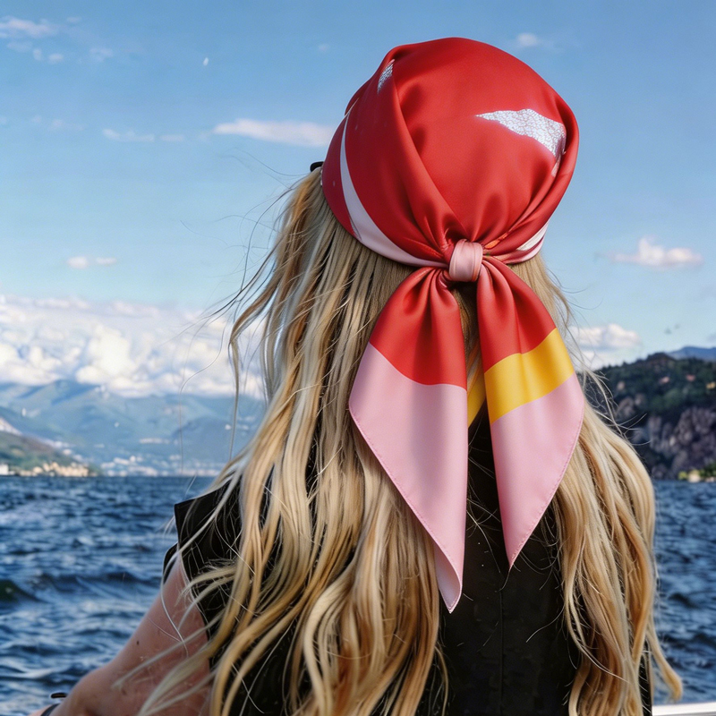 Modekleurige blokprint vierkan - Women'S Vacation Accessories recensie en prijs