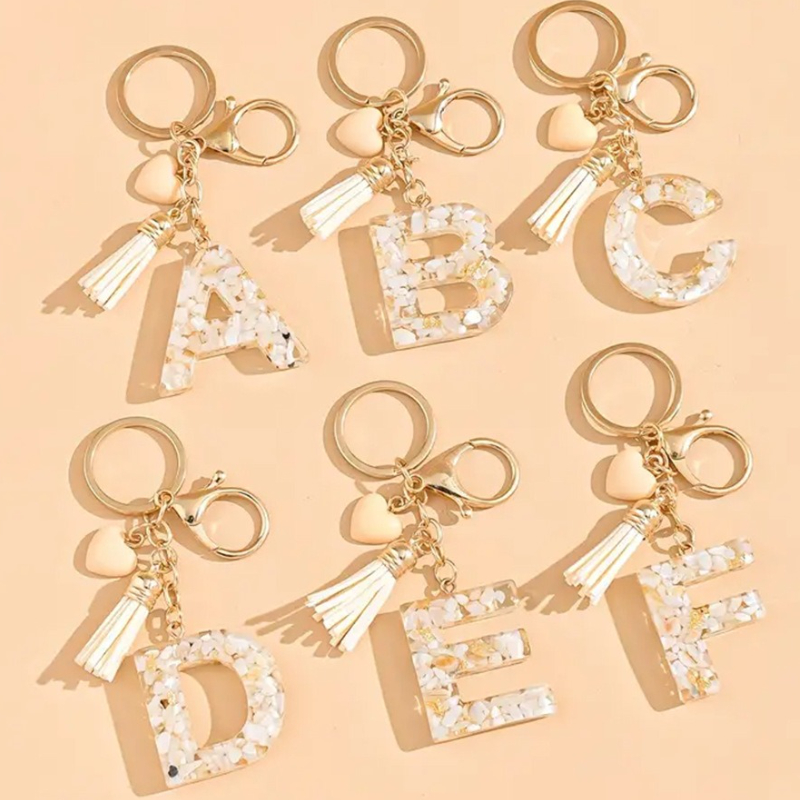 A-Z Engelse sleutelhanger kwas - Women Accessories In English recensie en prijs