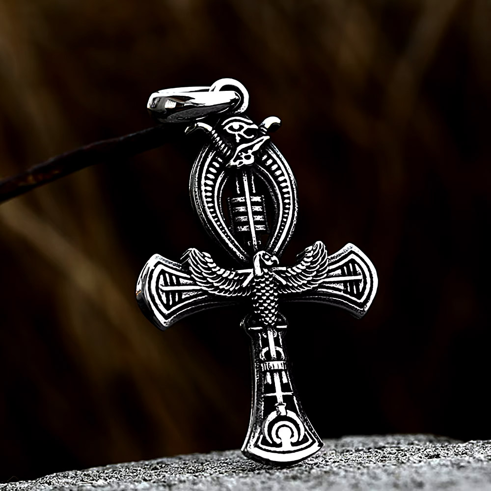 Retro Adelaar Ankh Kruis RVS H - Women'S Egyptian Accessories recensie en prijs