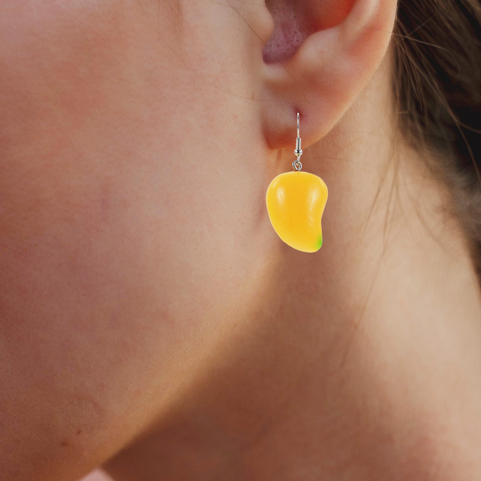 1 paar mango-oorhangers, creat - Women'S Accessories Mango recensie en prijs