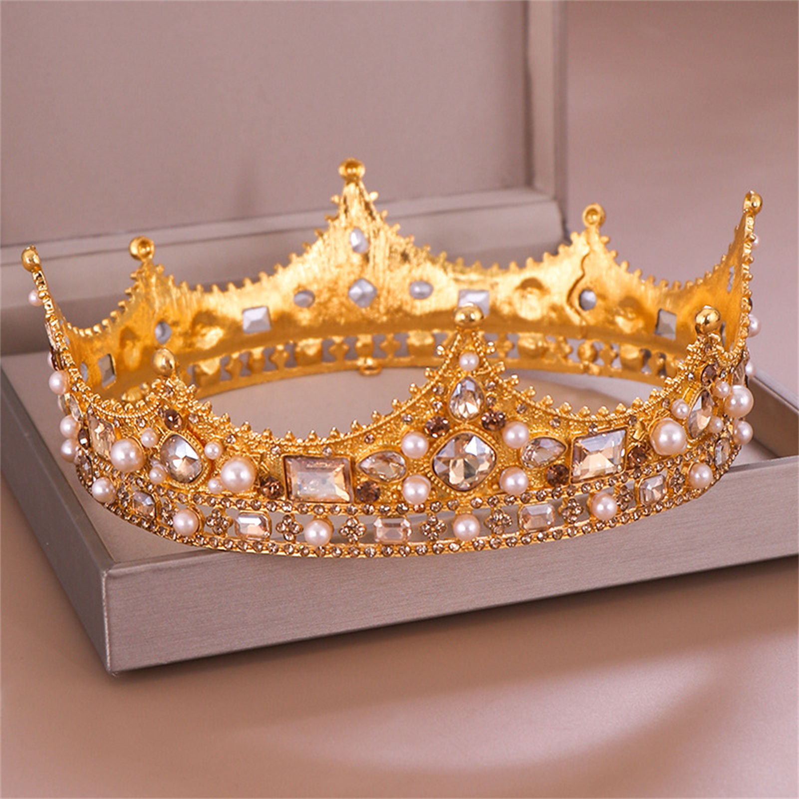Legering Kroon Tiara Retro Bru - Women Accessories For Wedding recensie en prijs